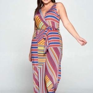 Striped Jumpsuit
